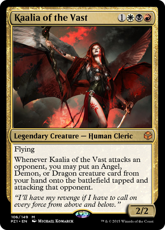 Kaalia of the Vast (PZ1-106) - Legendary Cube Prize Pack