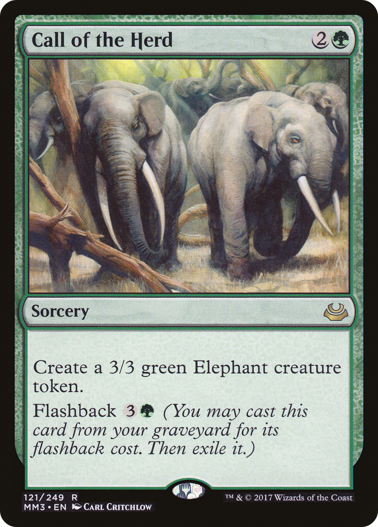 Call of the Herd  (MM3-121) - Modern Masters 2017