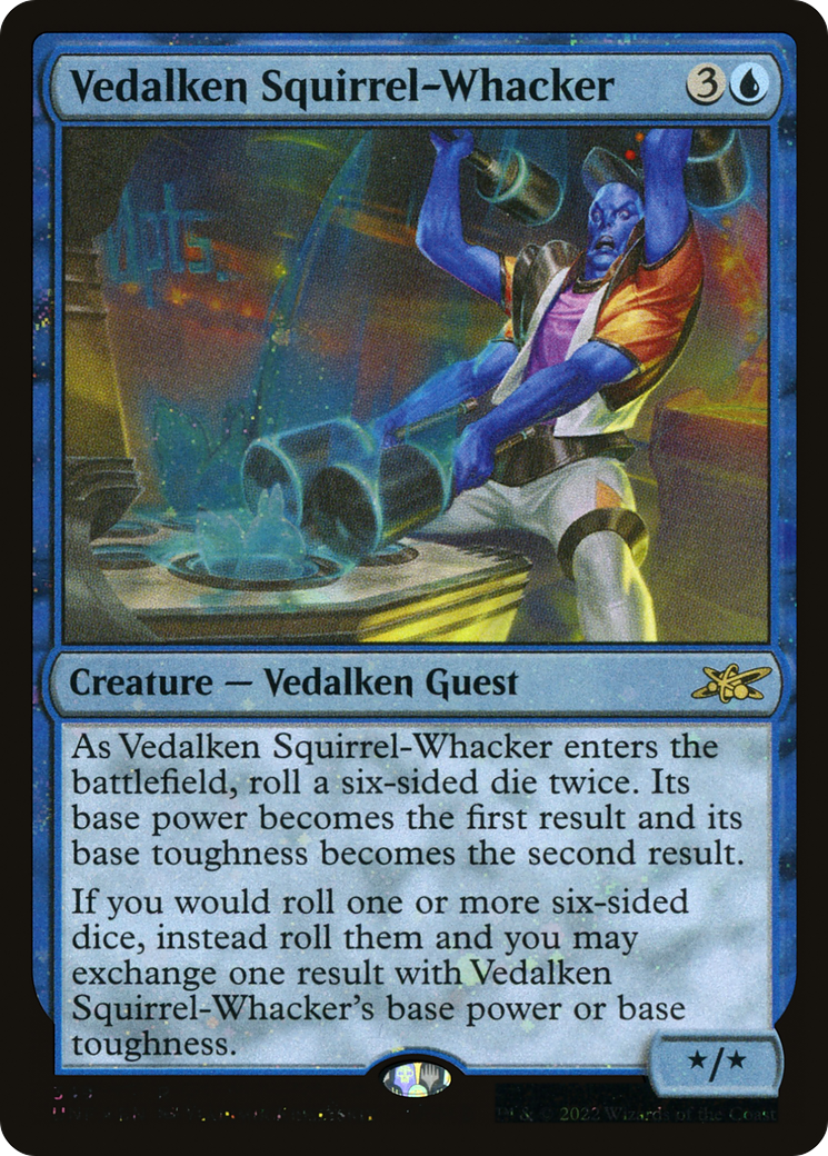 Vedalken Squirrel-Whacker (UNF-349) - Unfinity Foil