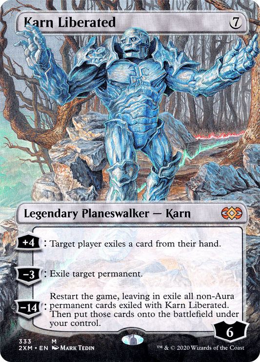 Karn Liberated (2XM-333) - Double Masters (Borderless) Foil