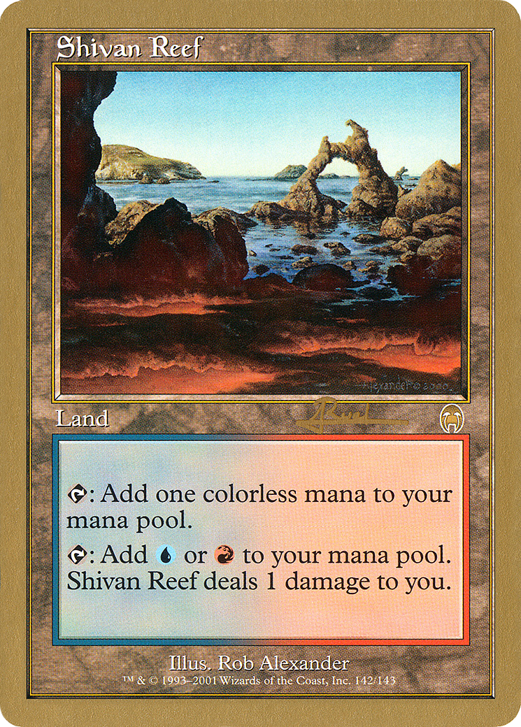 Shivan Reef (WC01-AR142) - World Championship Decks 2001