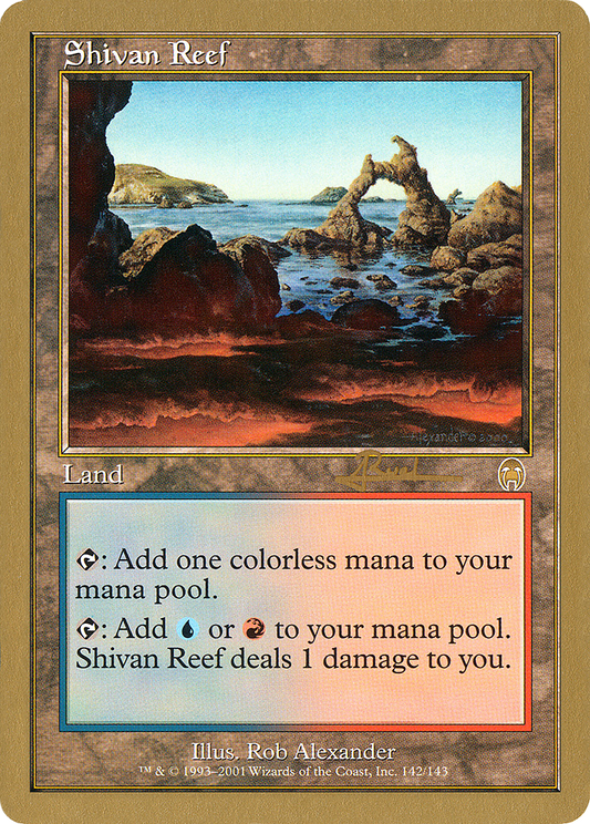 Shivan Reef (WC01-AR142) - World Championship Decks 2001