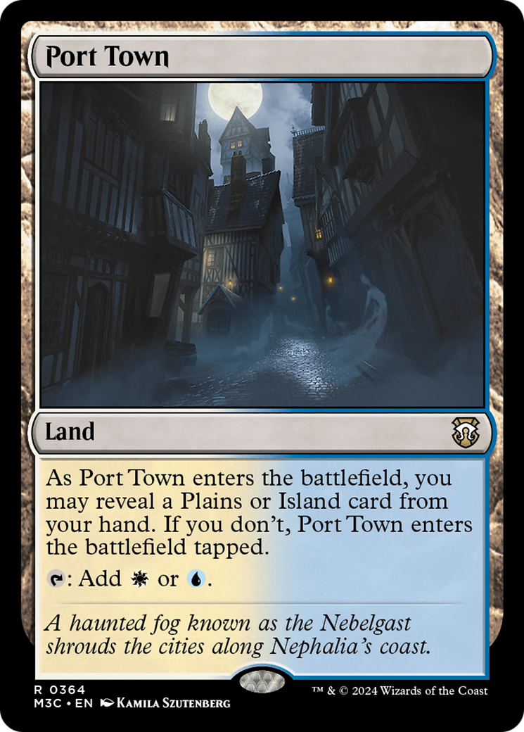 Port Town (M3C-364) - Modern Horizons 3 Commander Foil