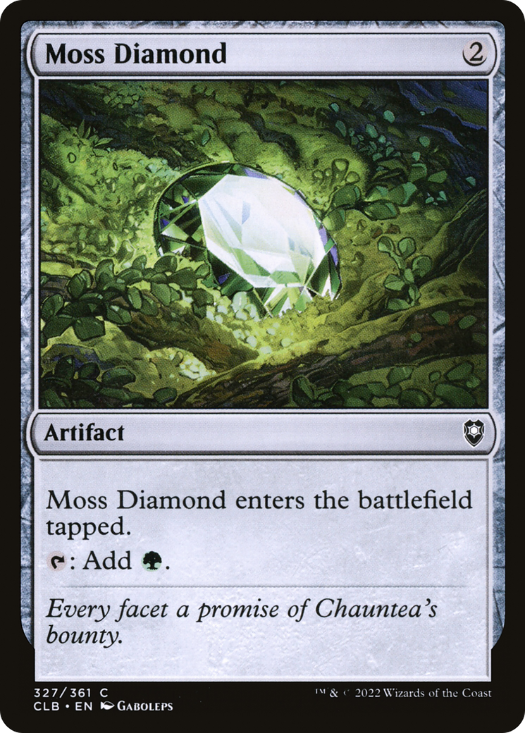 Moss Diamond (CLB-327) - Commander Legends: Battle for Baldur's Gate