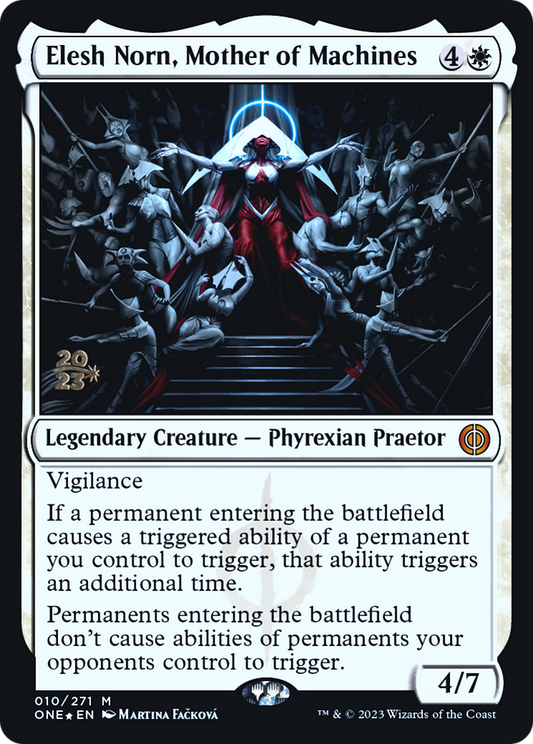 Elesh Norn, Mother of Machines (PONE-10S) - Phyrexia: All Will Be One Promos Foil