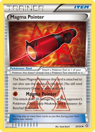 Magma Pointer 24/34 - Double Crisis Reverse Holofoil