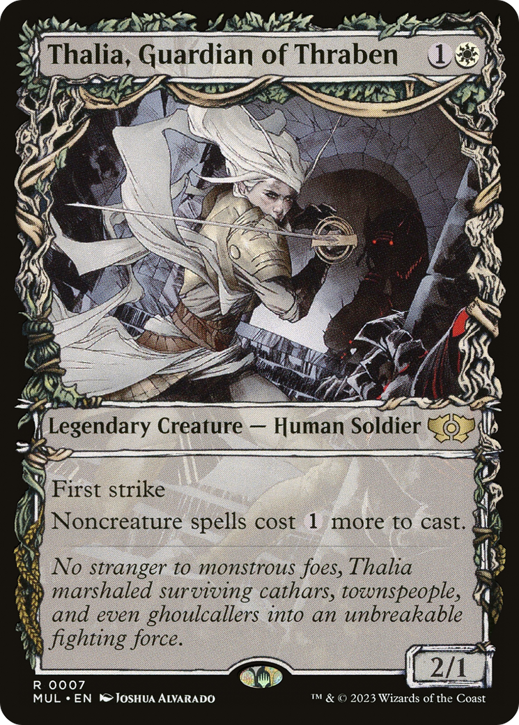 Thalia, Guardian of Thraben (MUL-007) - Multiverse Legends: (Showcase) Foil