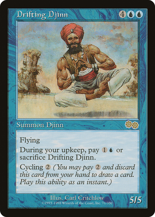 Drifting Djinn (USG-071) - Urza's Saga