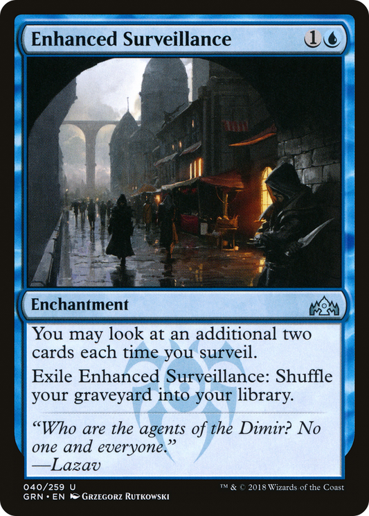 Enhanced Surveillance (GRN-040) - Guilds of Ravnica Foil