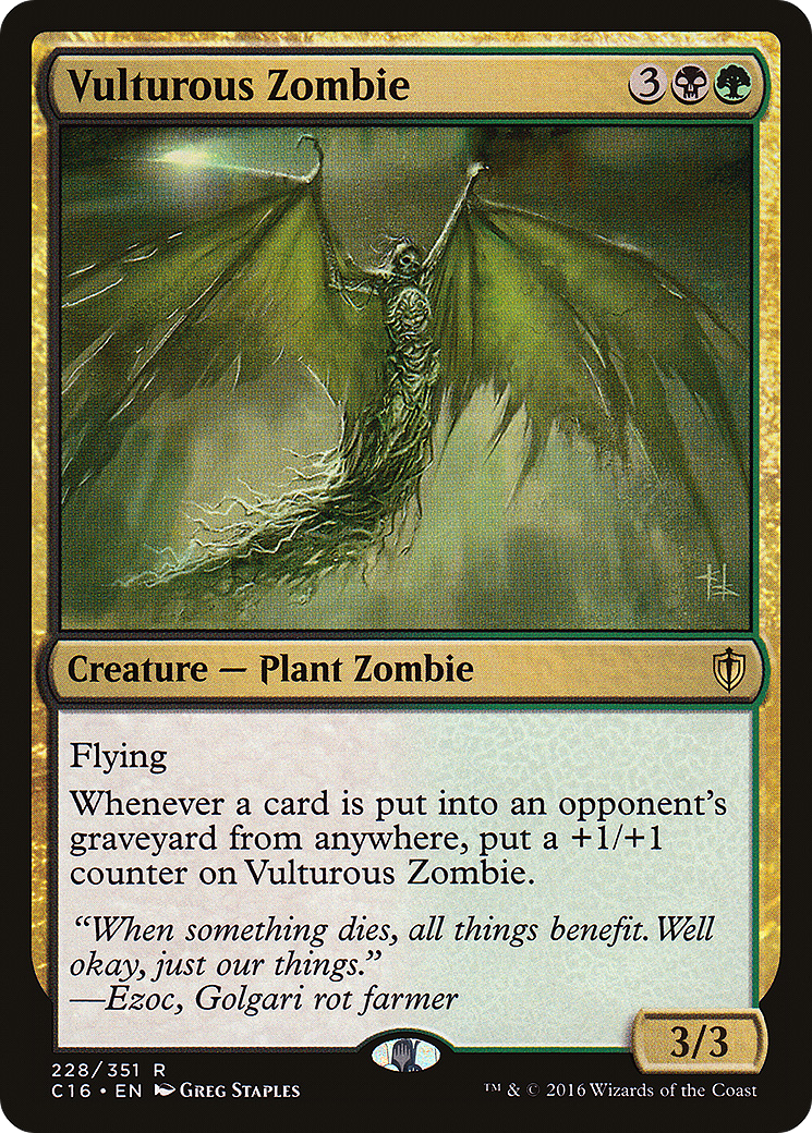 Vulturous Zombie (C16-228) - Commander 2016