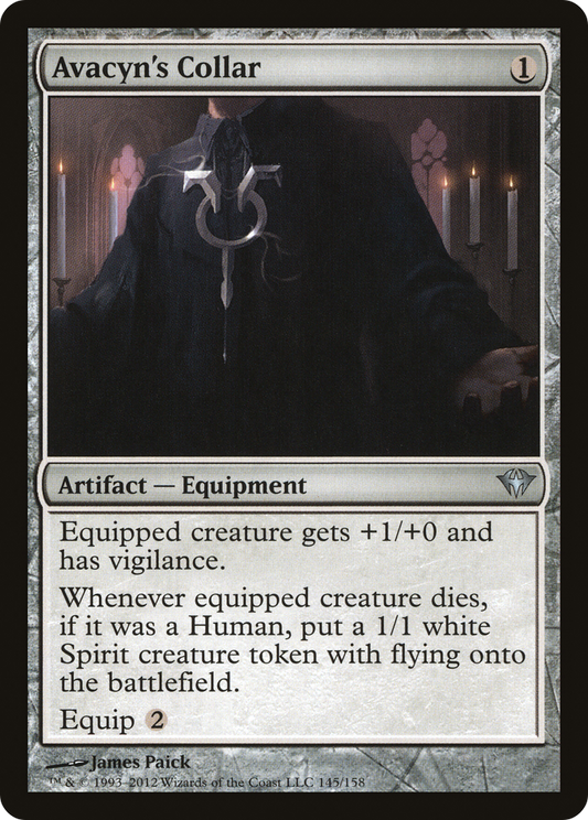 Avacyn's Collar  (DKA-145) - Dark Ascension Foil