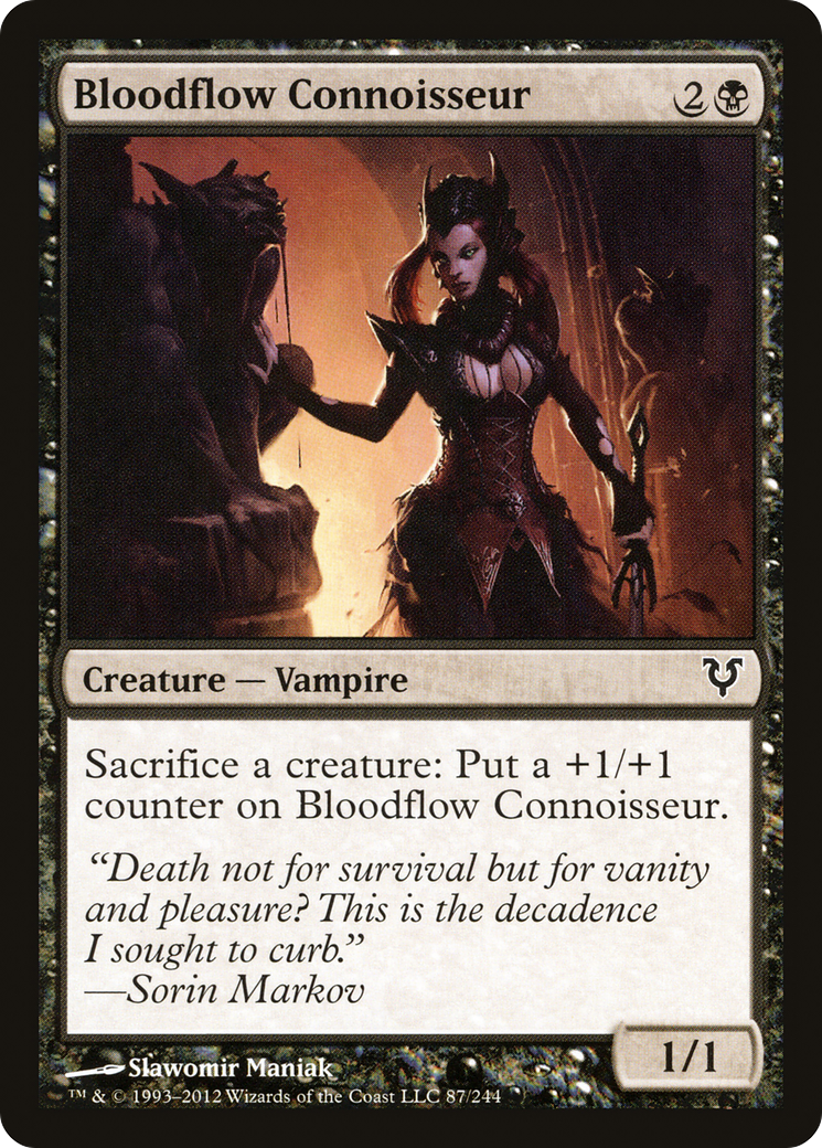 Bloodflow Connoisseur (AVR-087) - Avacyn Restored Foil