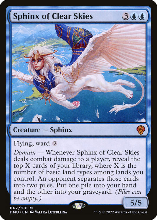 Sphinx of Clear Skies (DMU-067) - Dominaria United Foil