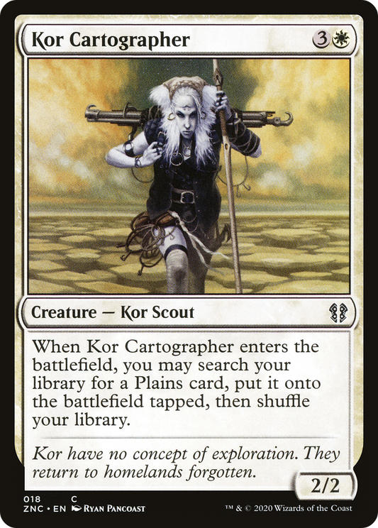 Kor Cartographer (ZNC-018) - Zendikar Rising Commander