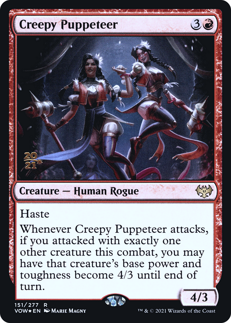 Creepy Puppeteer (PVOW-151S) - Innistrad: Crimson Vow Promos Foil