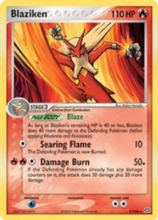 Blaziken 001/106 - Deck Exclusives Normal - Rare