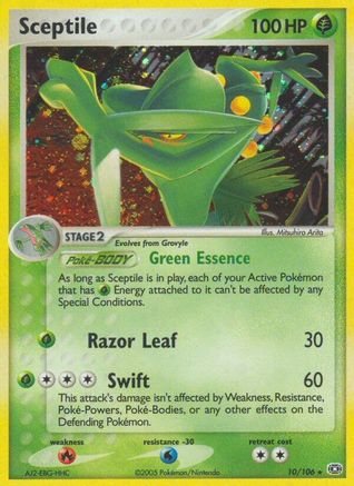 Sceptile 10/106 - Emerald Holofoil