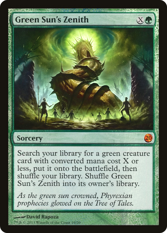 Green Sun's Zenith (V13-019) - From the Vault: Twenty Foil