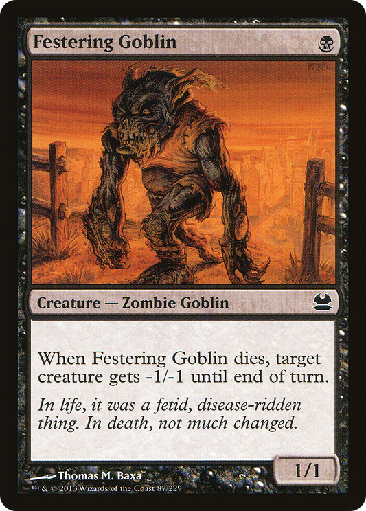 Festering Goblin (MMA-087) - Modern Masters Foil