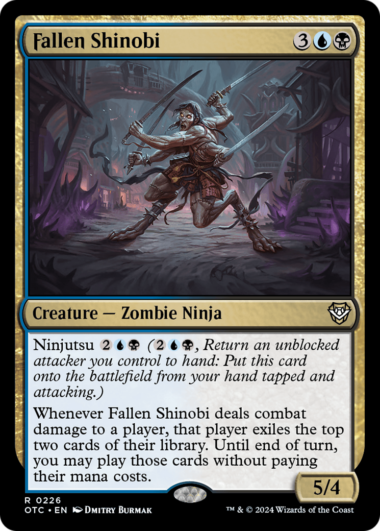 Fallen Shinobi (OTC-226) - Outlaws of Thunder Junction Commander