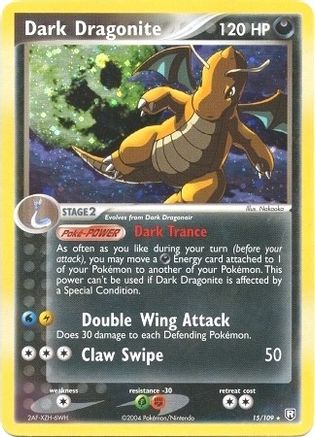 Dark Dragonite 015/109 - Deck Exclusives Holofoil - Holo Rare