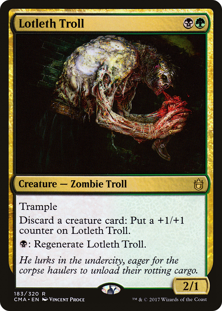 Lotleth Troll (CMA-183) - Commander Anthology