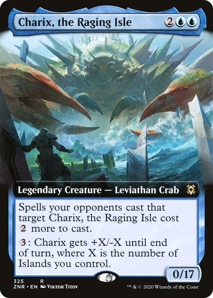 Charix, the Raging Isle (ZNR-325) - Zendikar Rising: (Extended Art) Foil