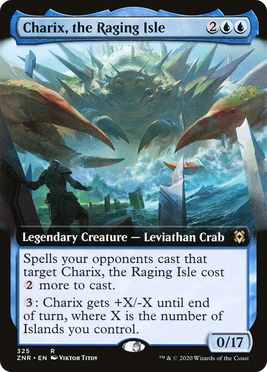 Charix, the Raging Isle (ZNR-325) - Zendikar Rising: (Extended Art) Foil