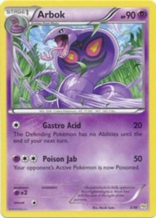 Arbok (3) - XY Trainer Kit Sylveon & Noivern  - Common