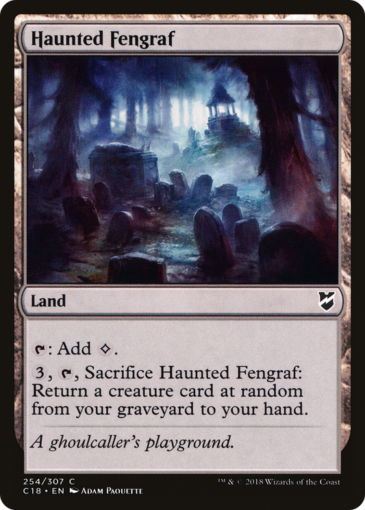 Haunted Fengraf (C18-254) - Commander 2018