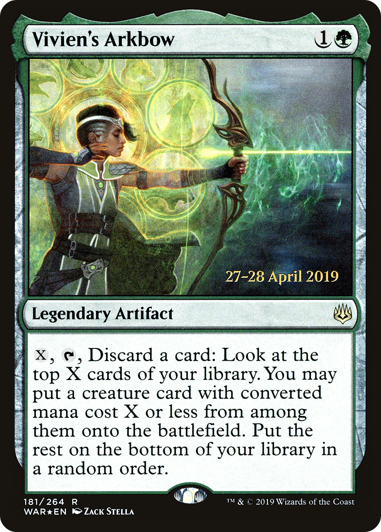 Vivien's Arkbow (PRE-181S) - War of the Spark Promos Foil