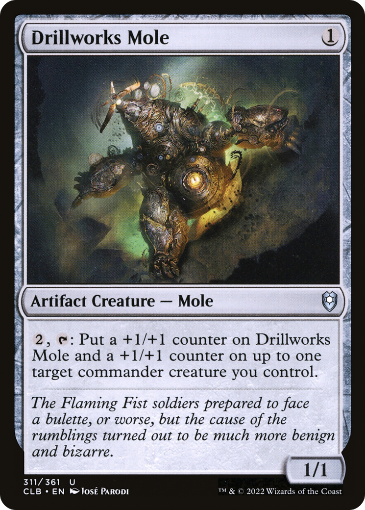 Drillworks Mole (CLB-311) - Commander Legends: Battle for Baldur's Gate Foil