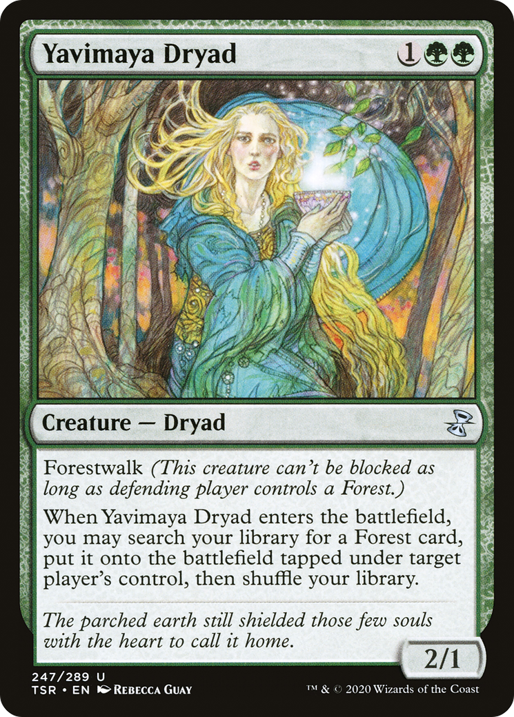 Yavimaya Dryad (TSR-247) - Time Spiral Remastered Foil