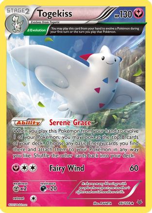 Togekiss (46 Delta) 046/108 - XY  Roaring Skies Holofoil - Holo Rare
