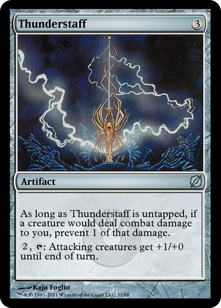 Thunderstaff (TD2-031) - Duel Decks: Mirrodin Pure vs. New Phyrexia