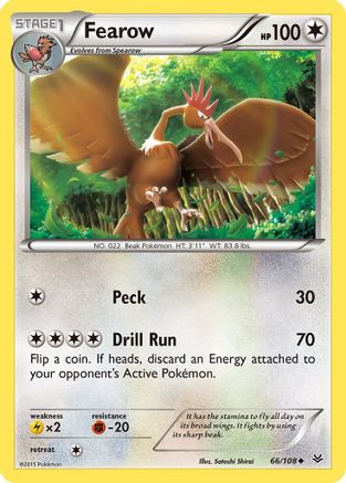 Fearow 066 - XY  Roaring Skies Normal - Uncommon
