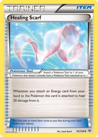 Healing Scarf 084/108 - XY  Roaring Skies Reverse Holofoil - Uncommon