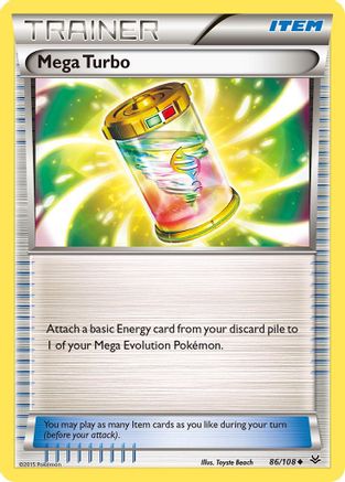 Mega Turbo (86/108) - XY  Roaring Skies  - Uncommon