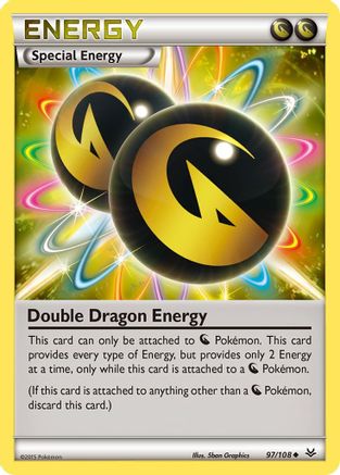 Double Dragon Energy 097/108 - XY  Roaring Skies Reverse Holofoil - Uncommon