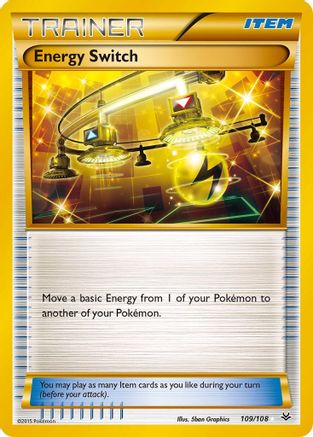 Energy Switch 109/108 - XY  Roaring Skies Holofoil - Secret Rare