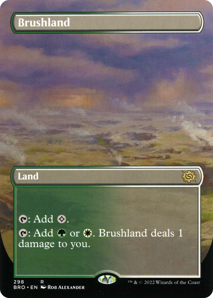 Brushland  (Borderless)(BRO-298) - The Brothers' War Foil