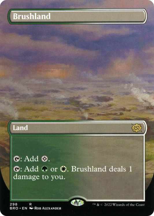 Brushland  (Borderless)(BRO-298) - The Brothers' War Foil
