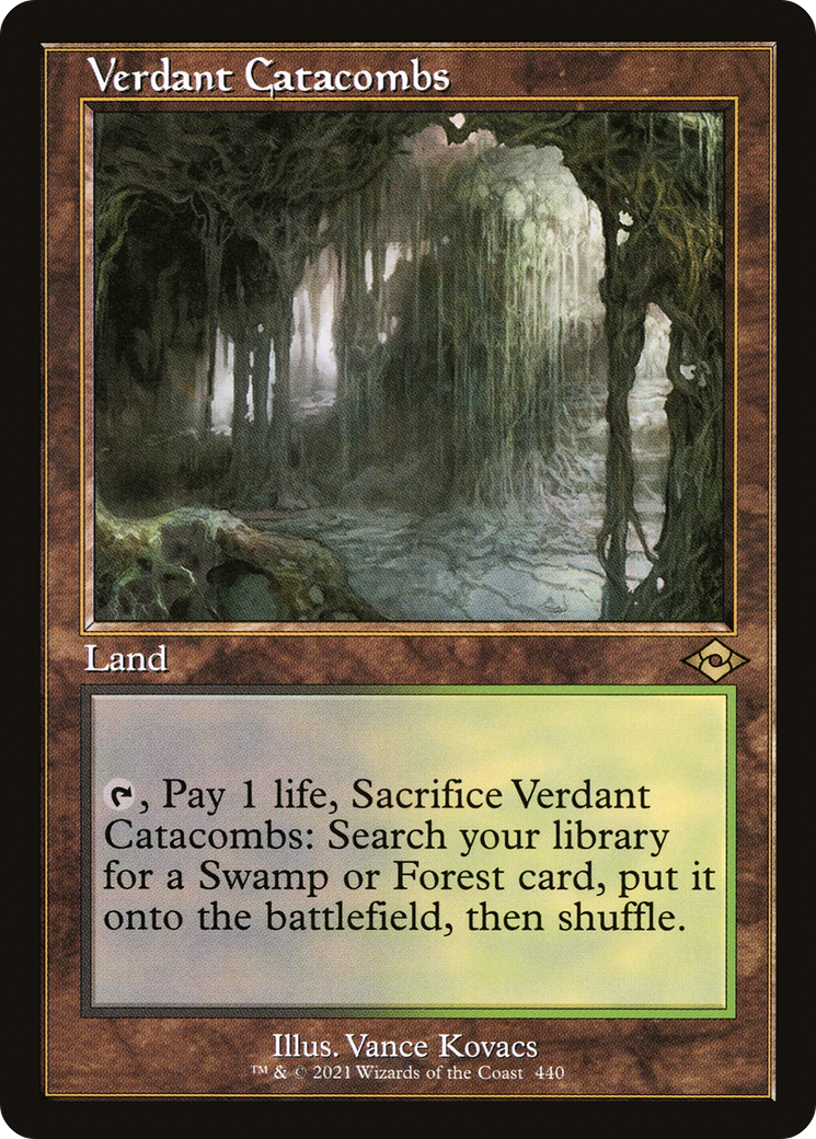 Verdant Catacombs (MH2-440) - Modern Horizons 2 Etched Foil