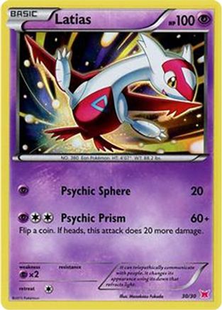 Latias (#30 Holo) 14 - XY Trainer Kit Latias & Latios Holofoil