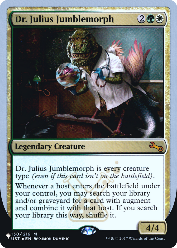 Dr. Julius Jumblemorph (ULST-046) - The List (Unfinity Foil Edition) Foil