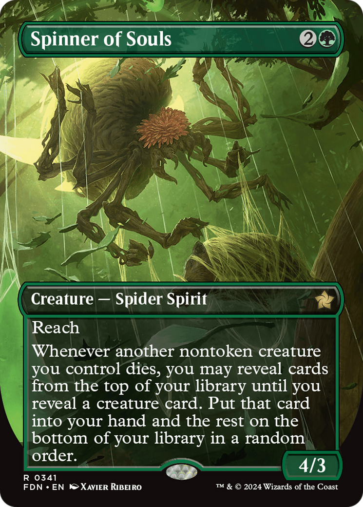 Spinner of Souls (Borderless)  (Borderless)(FDN-341) - Foundations Foil