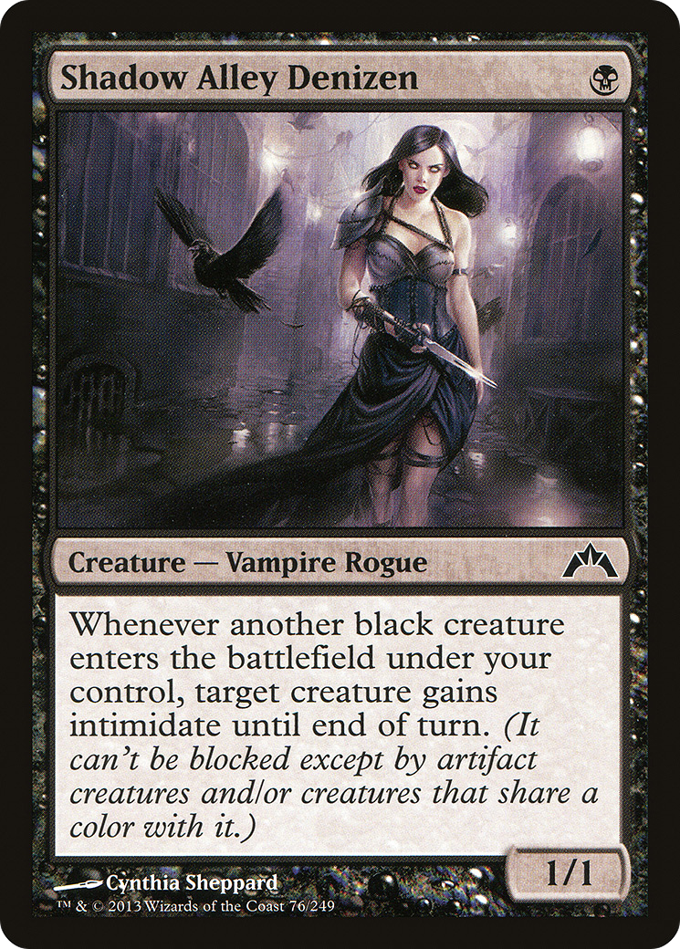 Shadow Alley Denizen (GTC-076) - Gatecrash Foil