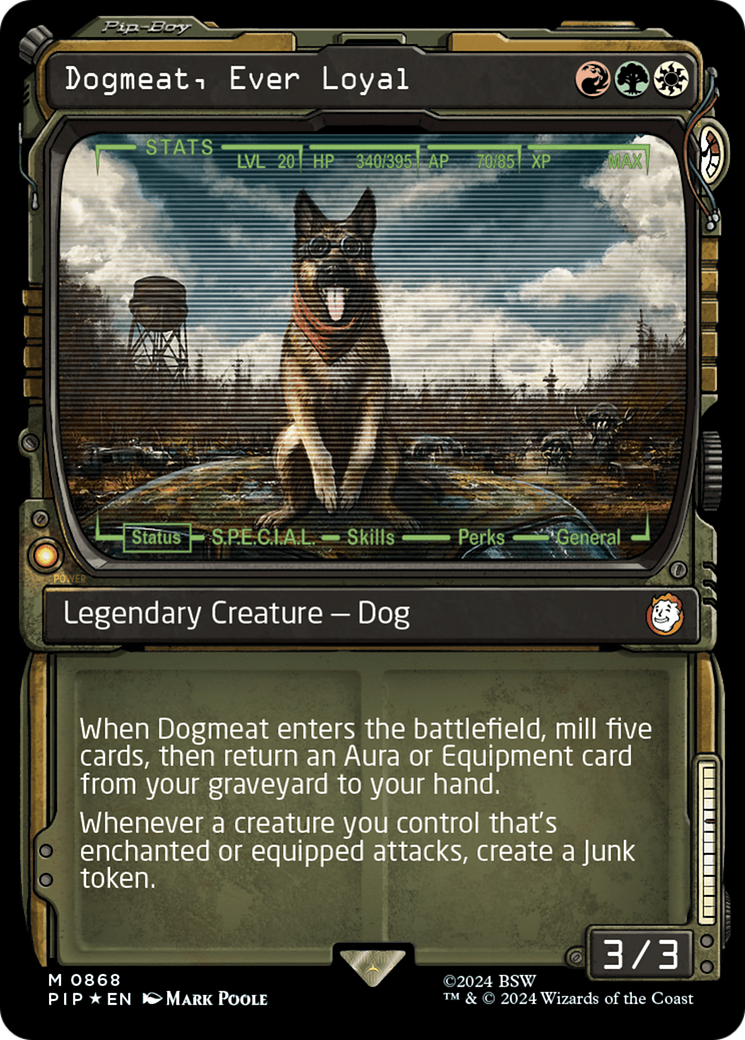 Dogmeat, Ever Loyal (PIP-868) - Fallout: (Showcase) Foil