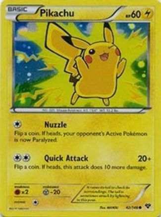 Pikachu - 42/146 (2014 Movie Promo) 42 - Miscellaneous Cards & Products Holofoil