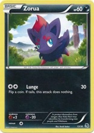 Zorua (#13) 13 - BW Trainer Kit Excadrill & Zoroark